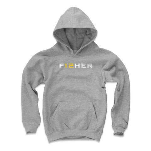 Kids Youth Hoodie Gray