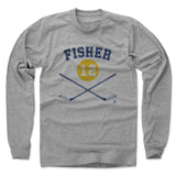 Mens Long Sleeve Heather Gray