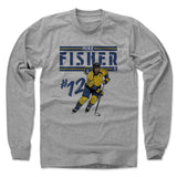 Mens Long Sleeve Heather Gray
