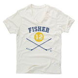 Mens Men's V-Neck Ivory
