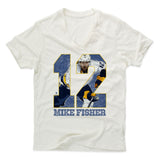 Mens Men's V-Neck Ivory