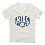 Mens Men's V-Neck Ivory
