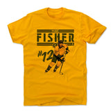 Mens Cotton T-Shirt Gold