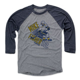 Mens Baseball T-Shirt Navy / Heather Gray