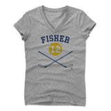 Womens Women's V-Neck Athletic Gray