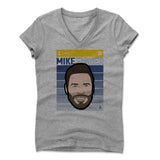 Womens Women's V-Neck Athletic Gray
