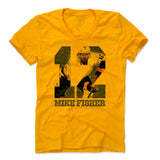 Womens Women's Scoop Neck Gold