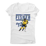 Womens Women's V-Neck White